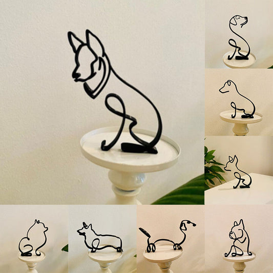 Dog & Cat sculptures